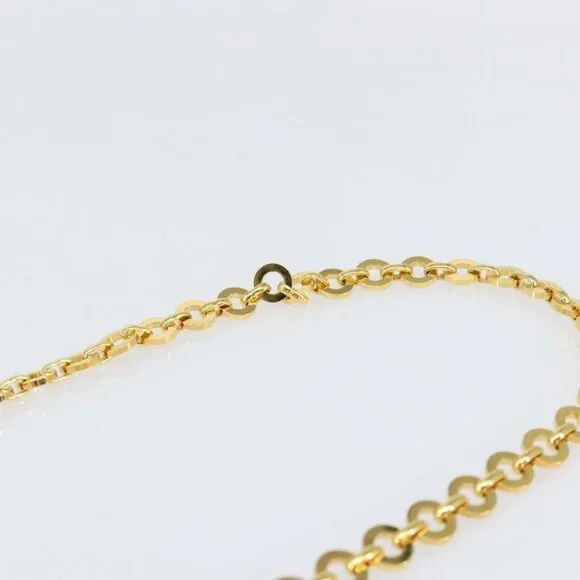 Authentic Salvatore Ferragamo Vala Chain Shoulder Bag Suede Brown Gold - Picture 15 of 16